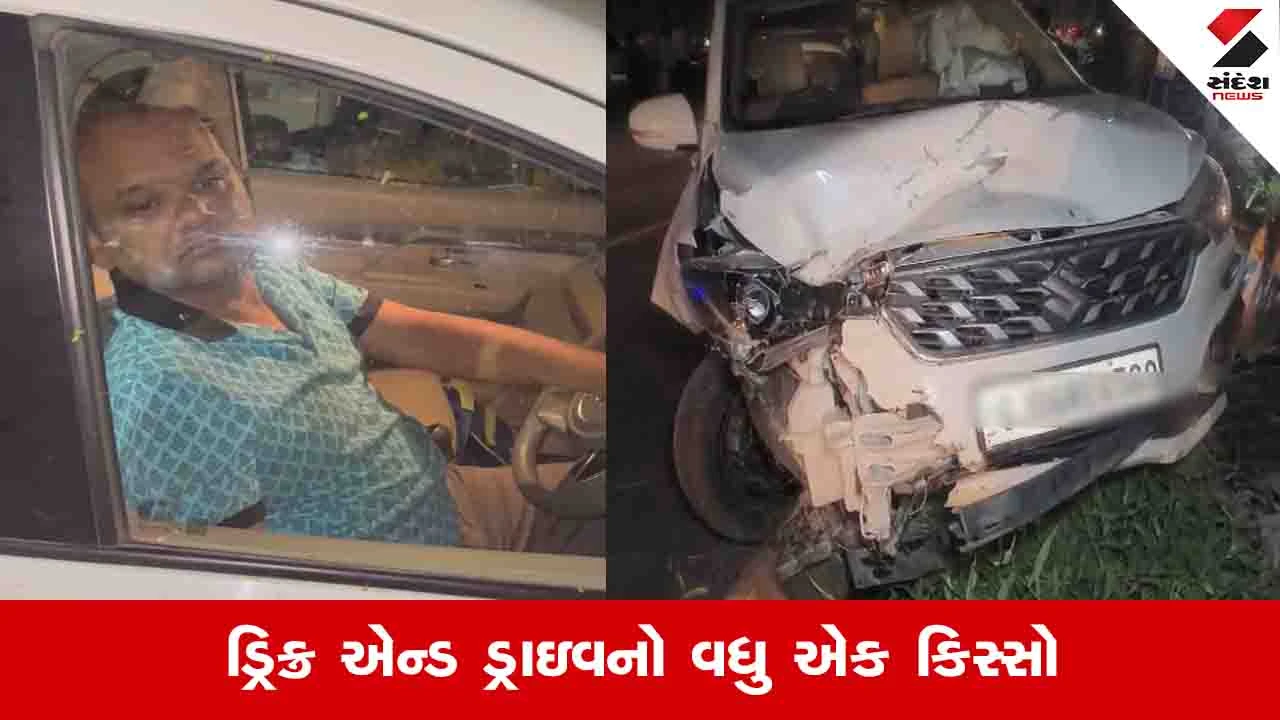 Vadodara News : મકરપુરામાં બેફામ કારચાલકનો આતંક, પોલીસ સ્ટેશન સામે જ સર્જ્યો અકસ્માત