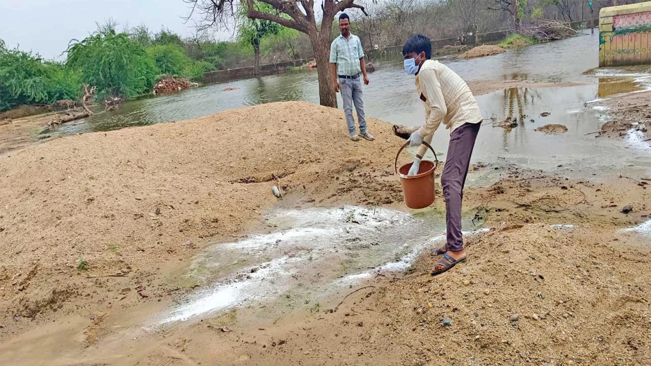 થરાદમાં મૃત માછલીઓનો ભય