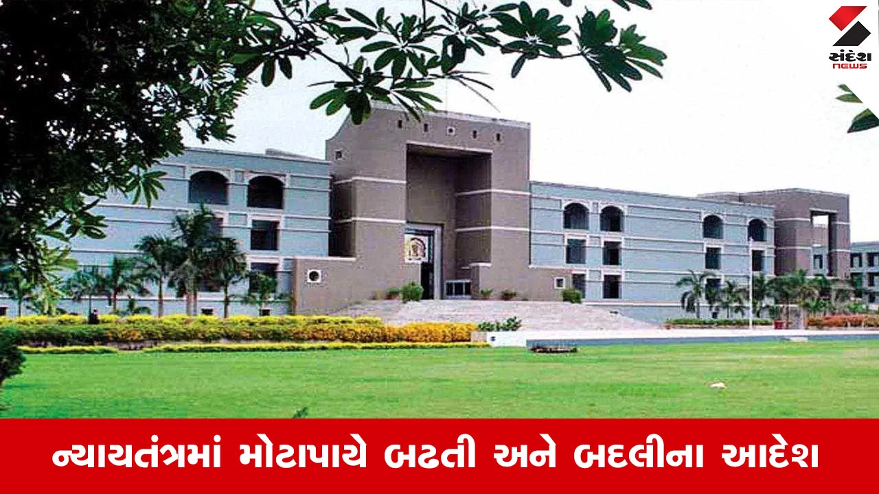Gujarat News: હાઈકોર્ટે ડિસ્ટ્રિક્ટ, સિવિલ અને સિનિયર સિવિલ જજની બદલીના આદેશ કર્યા, જુઓ લિસ્ટ