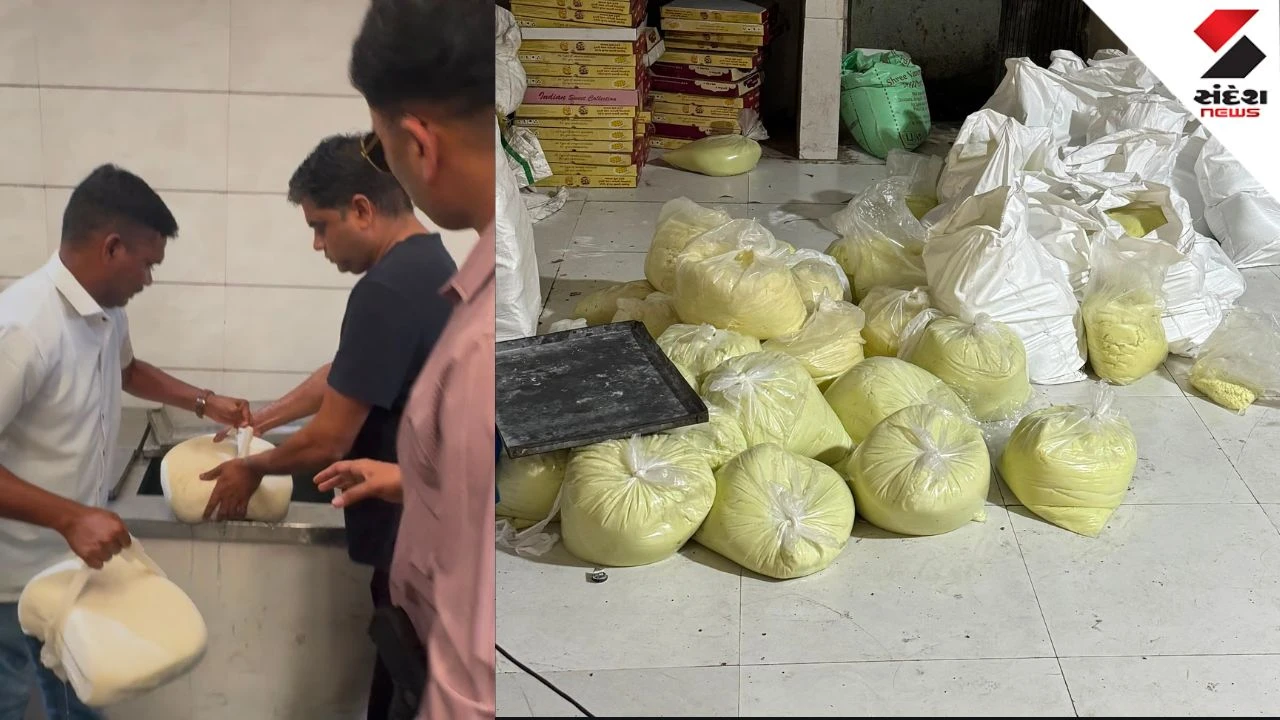 Rajkot News: SOG and Health Dept Raid Dairies: 1165 KG Adulterated Mawa & Milk Seized