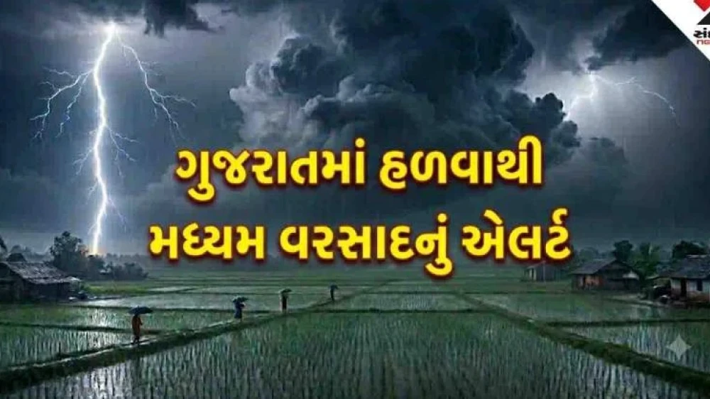 Gujarat Weather: ઉત્તર ગુજરાતમાં કેટલાક જિલ્લામાં આગામી 3 દિવસ ગાજવીજ સાથે વરસાદની આગાહી