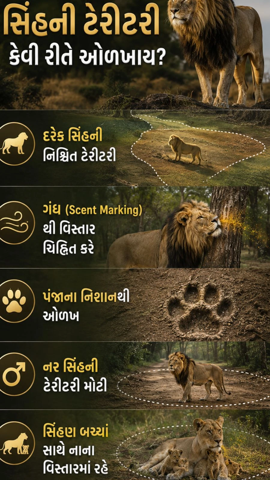 Gir Lion Population Rises to 891: Journey from 12 to Success