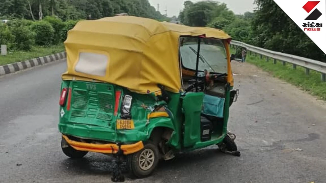 Banaskantha News: Fatal Collision Between Innova and Auto Rickshaw Near Amirgadh; 1 Dead, 1 Injured