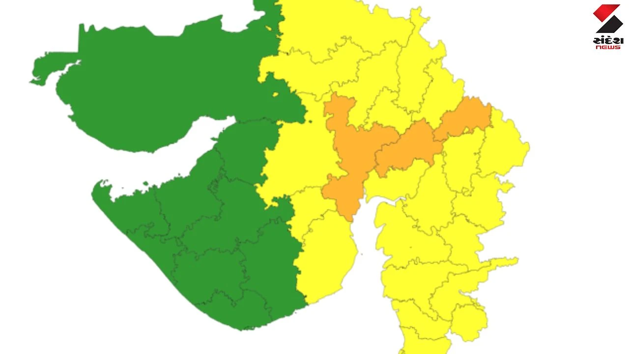Gujarat Weather Nowcast: Orange Alert in 5 Districts & Heavy Rain Warning