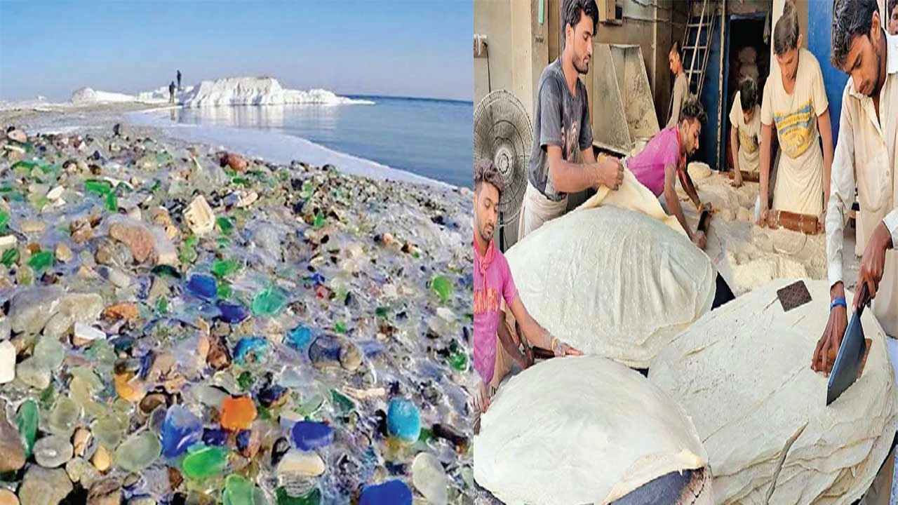 રશિયાનો રંગબેરંગી કાચનો દરિયાકિનારો બન્યો આકર્ષણનું કેન્દ્ર