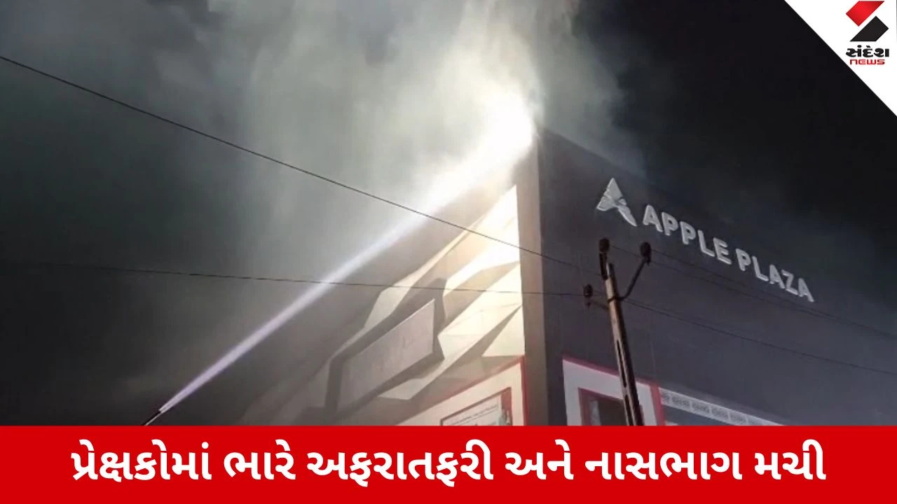 Ankleshwar : રાજહંસ સિનેમામાં ચાલુ શો દરમિયાન ભીષણ આગ: સ્ક્રીન નંબર 3 બળીને ખાખ, જાનહાનિ નહી, Video