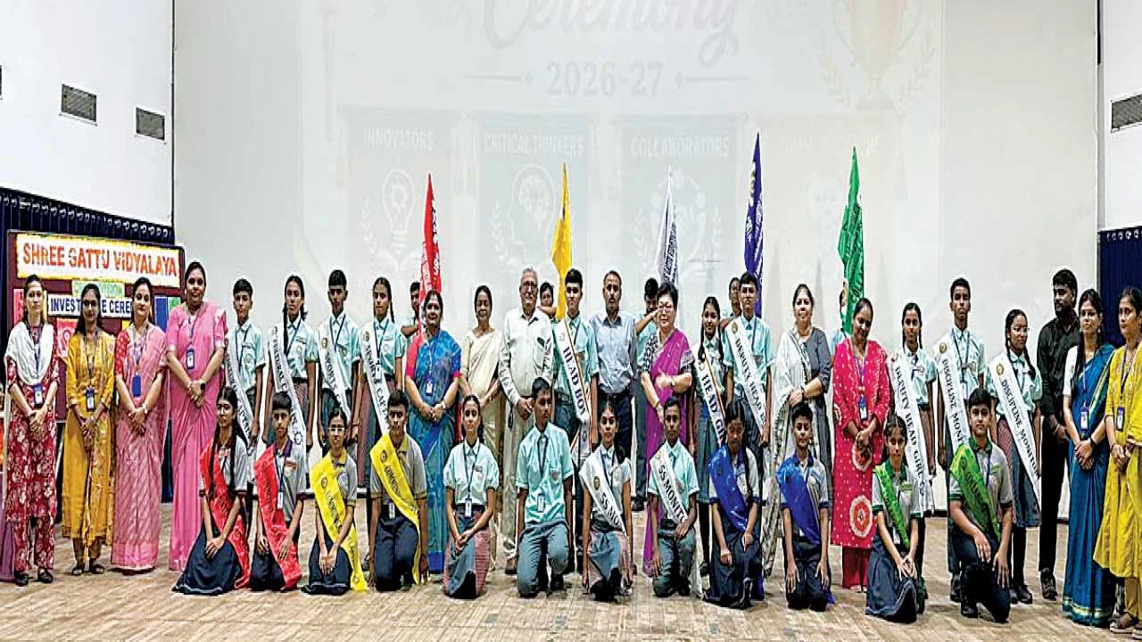અંકલેશ્વર શ્રી ગટ્ટુ વિદ્યાલય – CBSE માં ઇન્વેસ્ટિચર સેરેમની