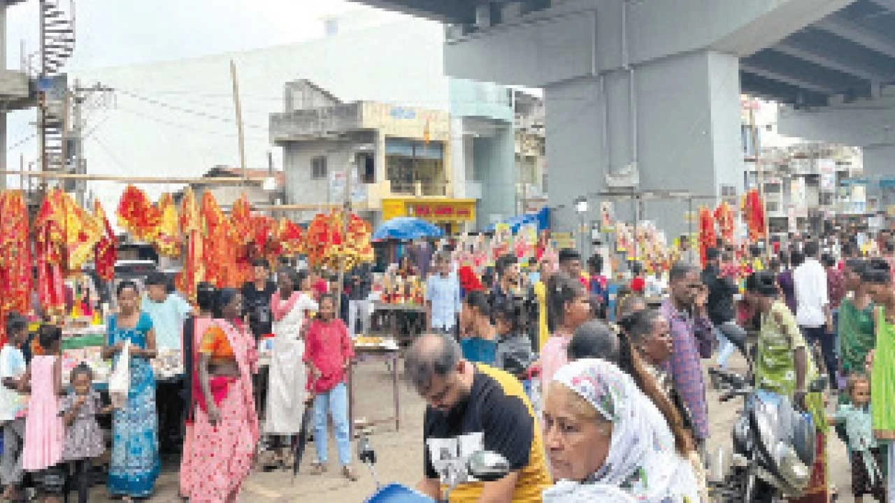 સુરતના કીમ, કોસંબા, કામરેજ, માંગરોળ, ઉમરપાડામાં દશામા માતાની આગમન યાત્રા નીકળી
