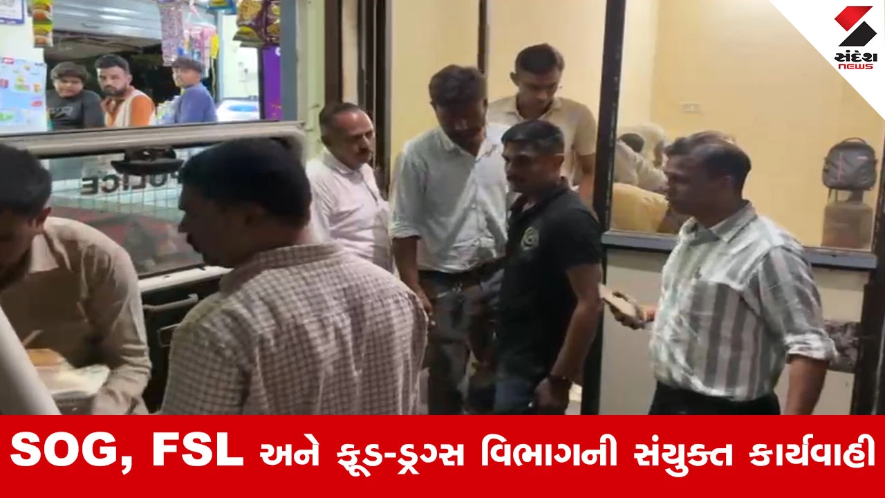 Vadodaraમાં SOGનો સપાટો, બંધ દુકાનમાંથી રૂ.22 લાખનું 1,920 બોટલ કોડીન સિરપ ઝડપાયું