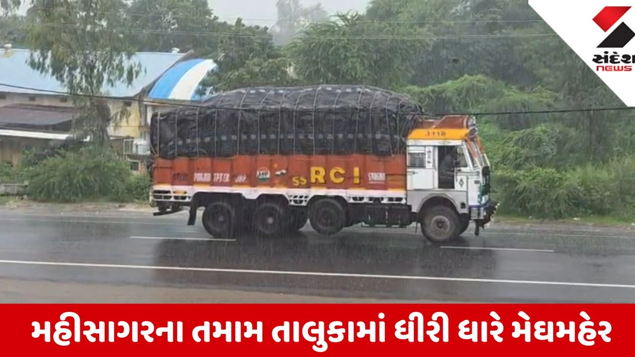 Mahisagar: જિલ્લાના તમામ તાલુકામાં ધીરી ધારે મેઘમહેર, ચોમાસુ પાકોને નવજીવન મળતાં ધરતીપુત્રો ઉત્સાહિત