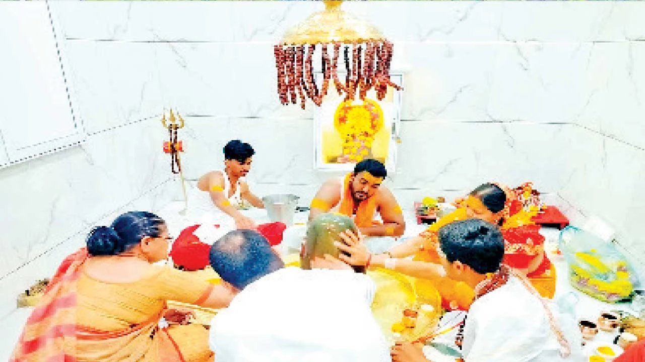 પંચમહાલના મેરીયા હનુમાનજી મંદિરે પાર્થેશ્વર મહાદેવની ભવ્ય સ્થાપના કરાઈ