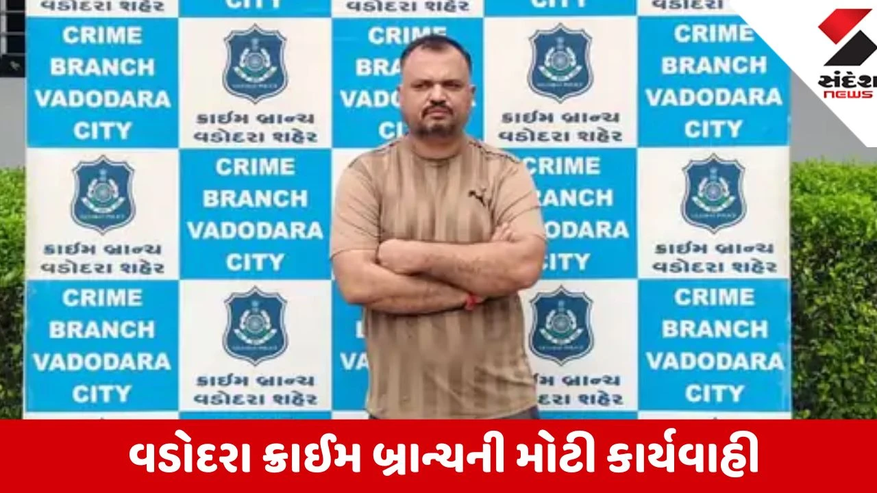 Vadodara: 'બિચ્છુ ગેંગ'નો કુખ્યાત સાગરીત તન્નુ મલેક ઝડપાયો, આરોપી સામે અગાઉ 20 થી વધુ ગંભીર ગુના નોંધાયેલા
