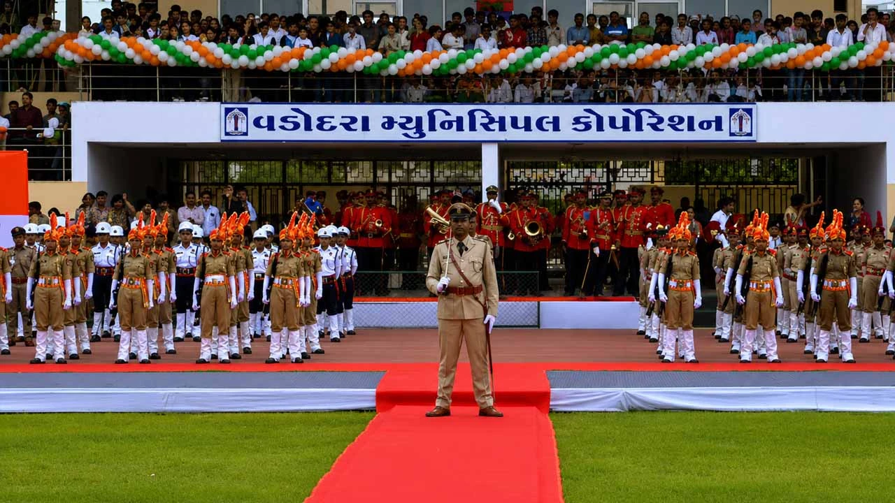 State-level grand celebration of Independence Day in Gujarat