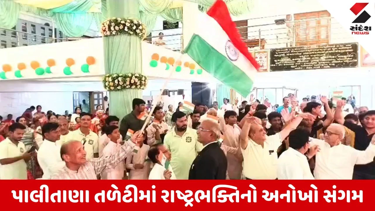 Independence Day 2026: પાલીતાણા તળેટી ખાતે ધર્મ અને રાષ્ટ્રભક્તિનો અનોખો સંગમ, મુનિ ભગવંતોની નિશ્રામાં ભવ્ય 'તિરંગા યાત્રા' યોજાઈ