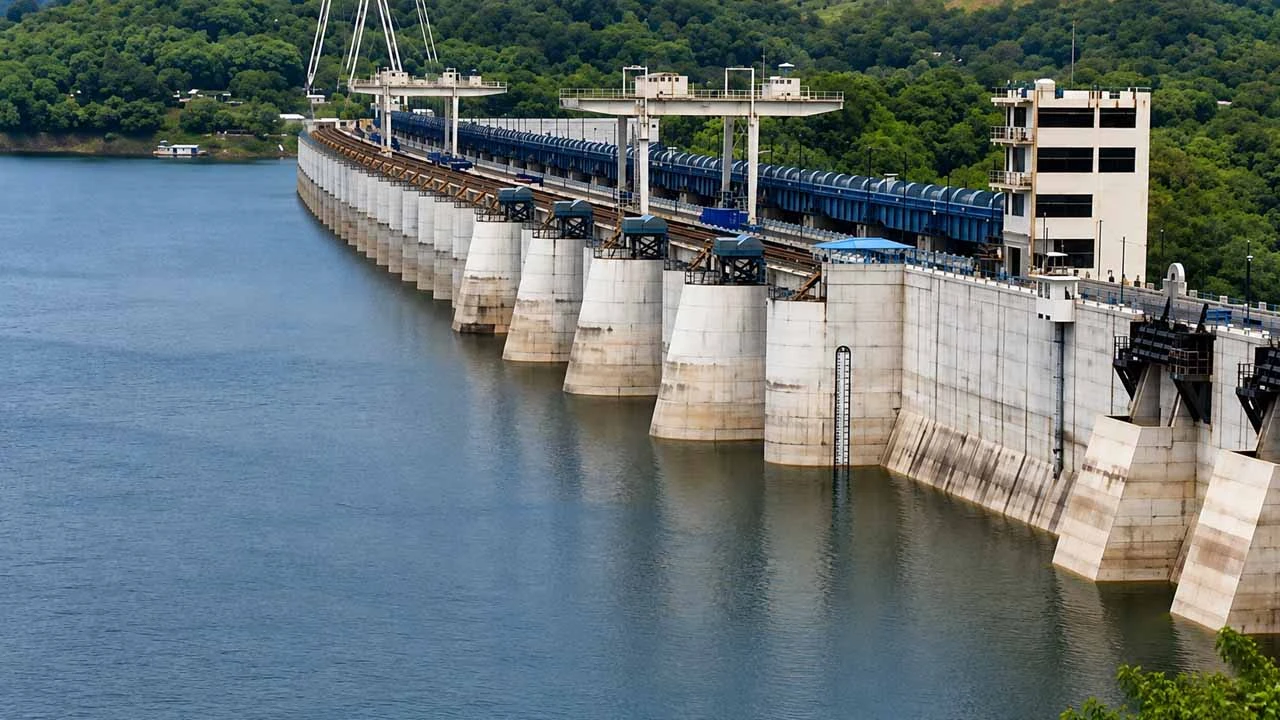 Bumper water inflow in Narmada Dam