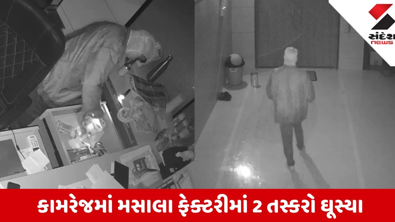 Surat: સેગવામાં મસાલા ફેક્ટરીમાં બાથરૂમની બારી તોડી 2 તસ્કરો ઘૂસ્યા, 1.94 લાખની રોકડ ચોરી ચોર ફરાર