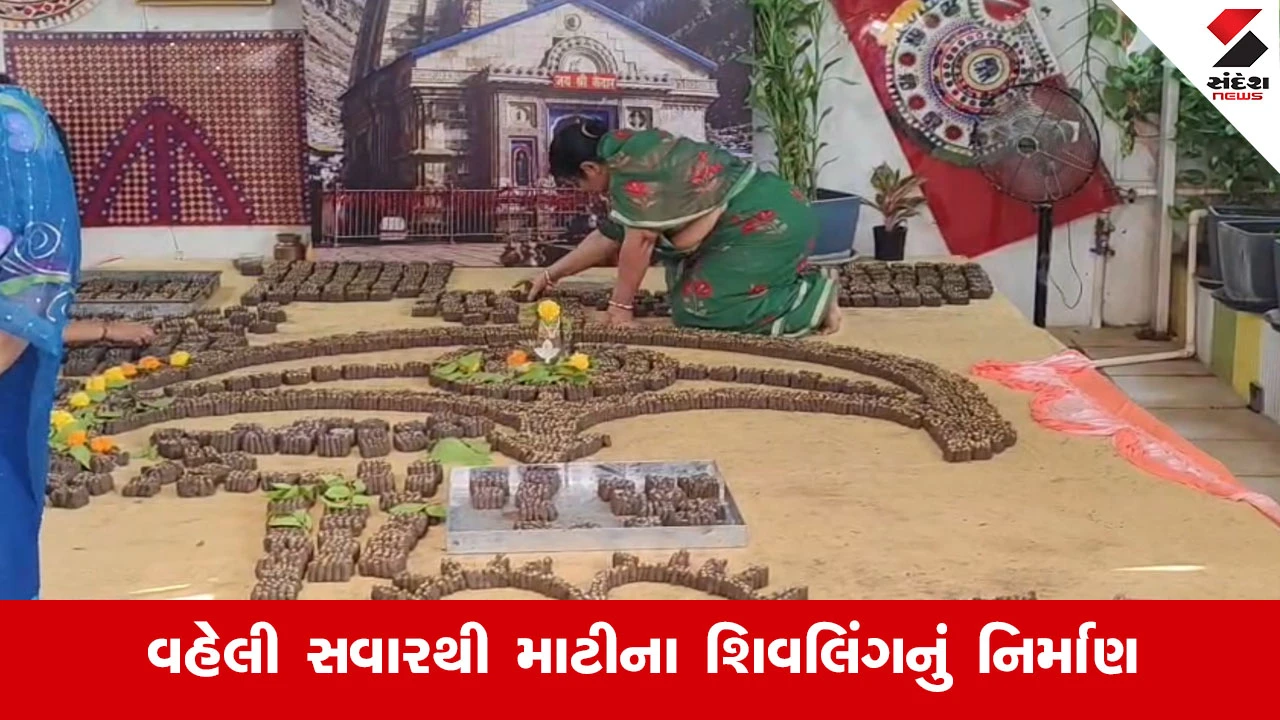 Surendranagar News : શ્રાવણ માસમાં મહિલાઓની અનોખી શિવભક્તિ, દરરોજ બનાવે છે 25 હજાર પાર્થેશ્વર શિવલિંગ