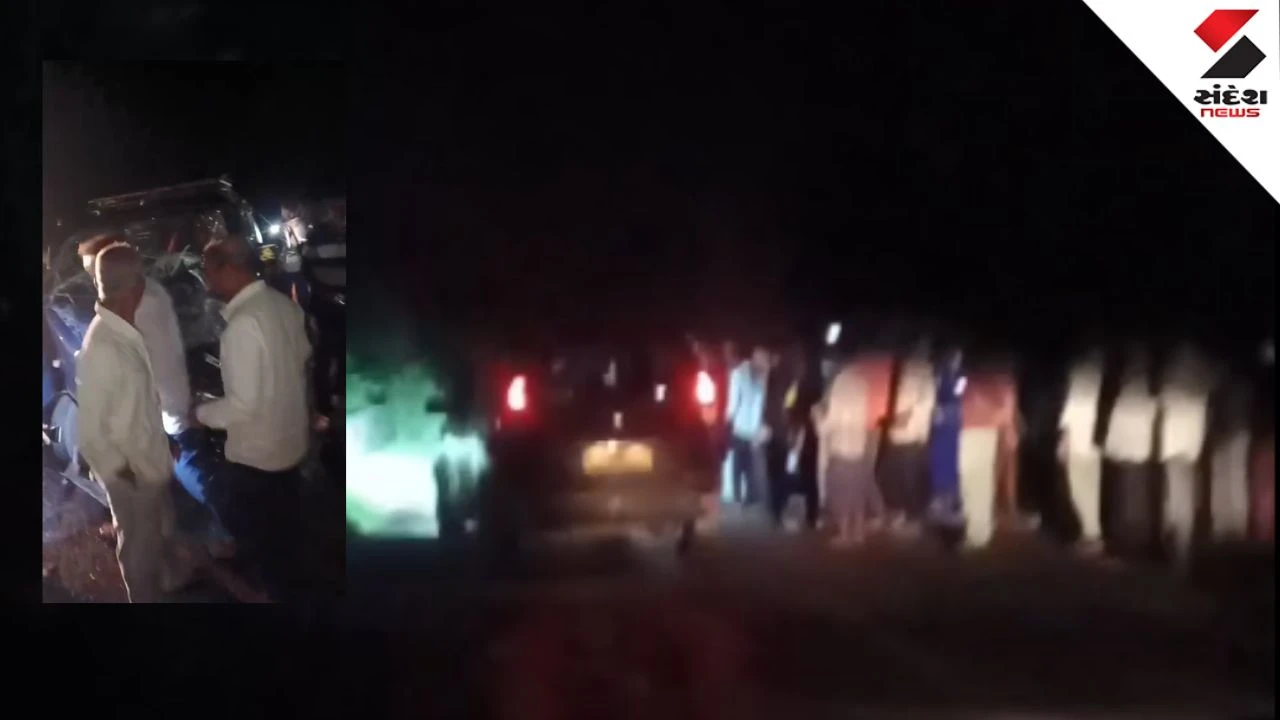 Mahisagar News: Road Accident, Eco Car Overturns Near Lunawada, 5 Injured