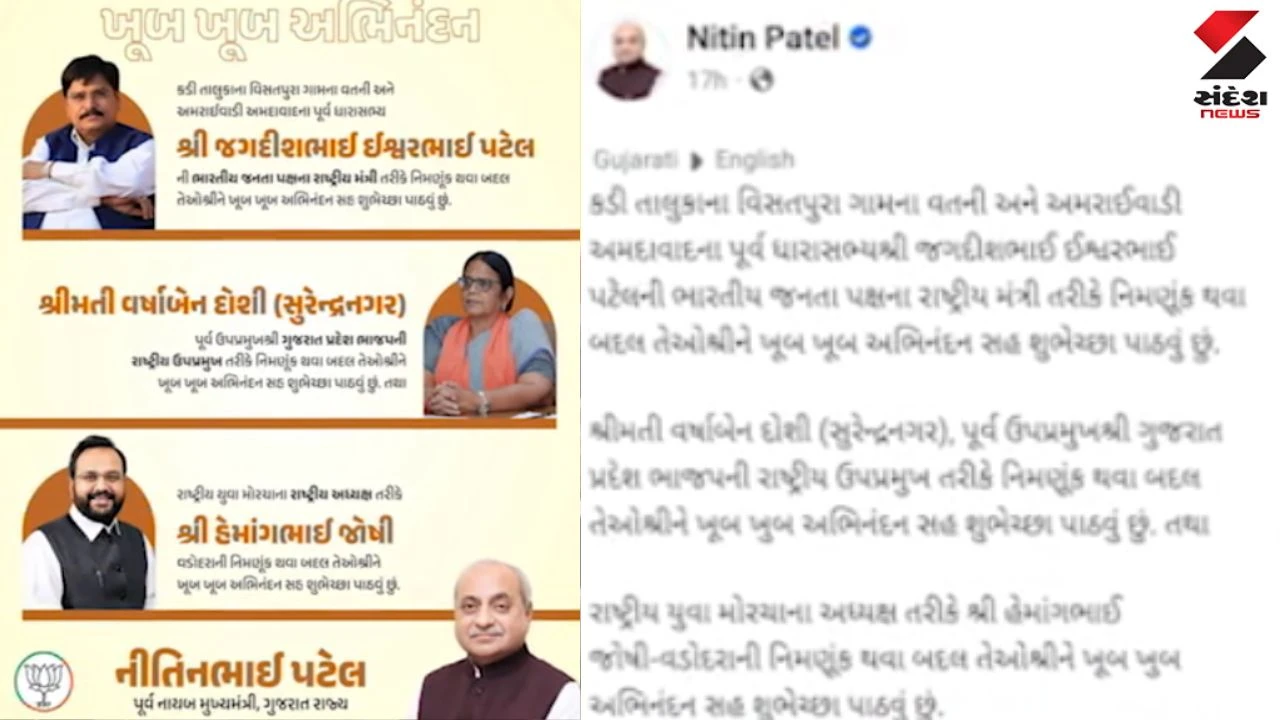 Nitin Patel Statement: Unfamiliar with Rohan Gupta, Knows 3 Leaders Personally