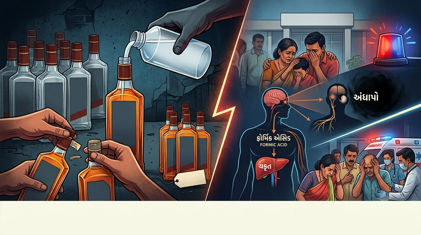 Bhavnagar Fake Liquor Case: Methanol Toxicity & Gujarat Prohibition Facts