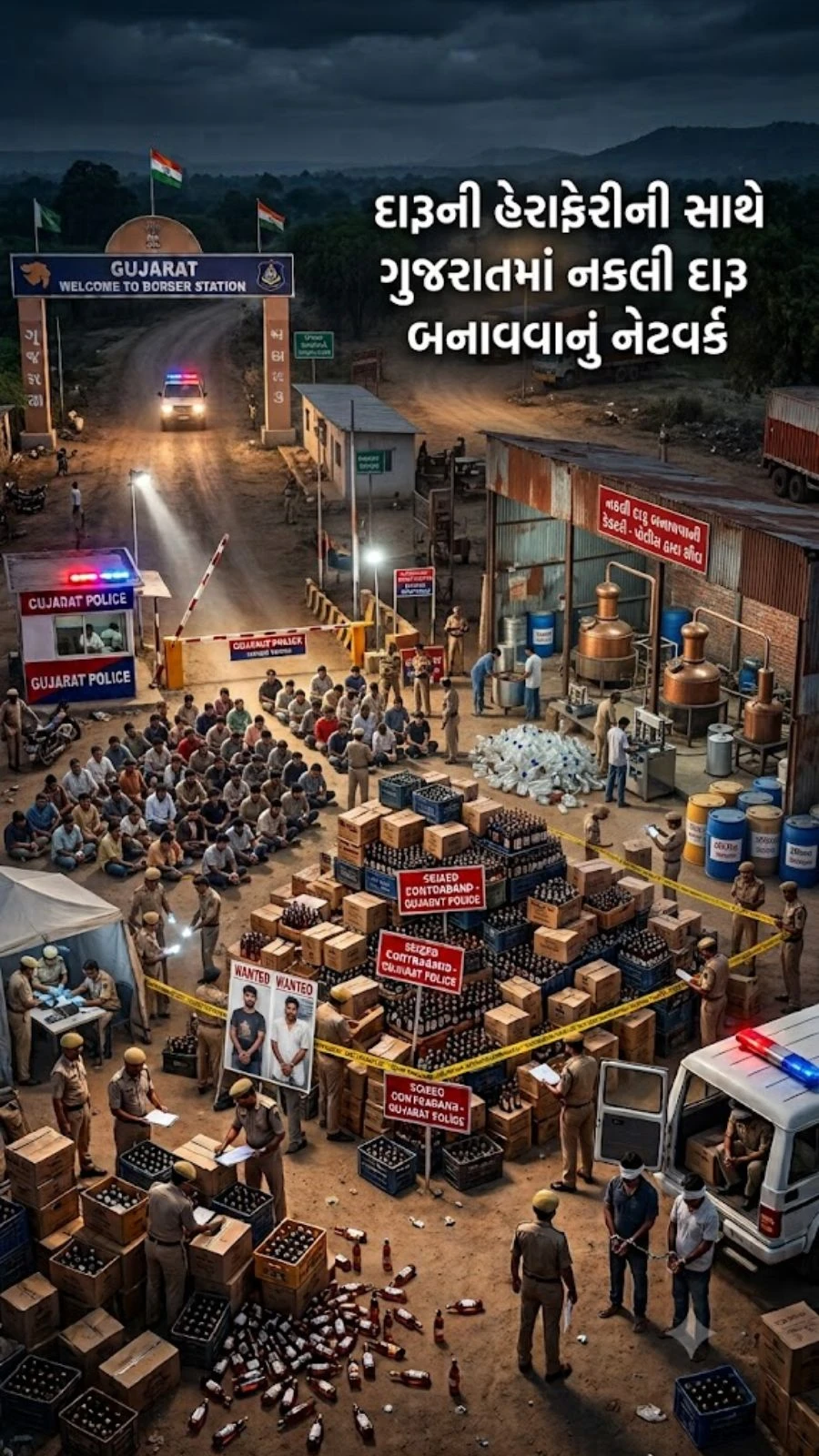 Sandesh Indepth: Gujarat Prohibition Reality, Illegal Liquor and Police Nexus