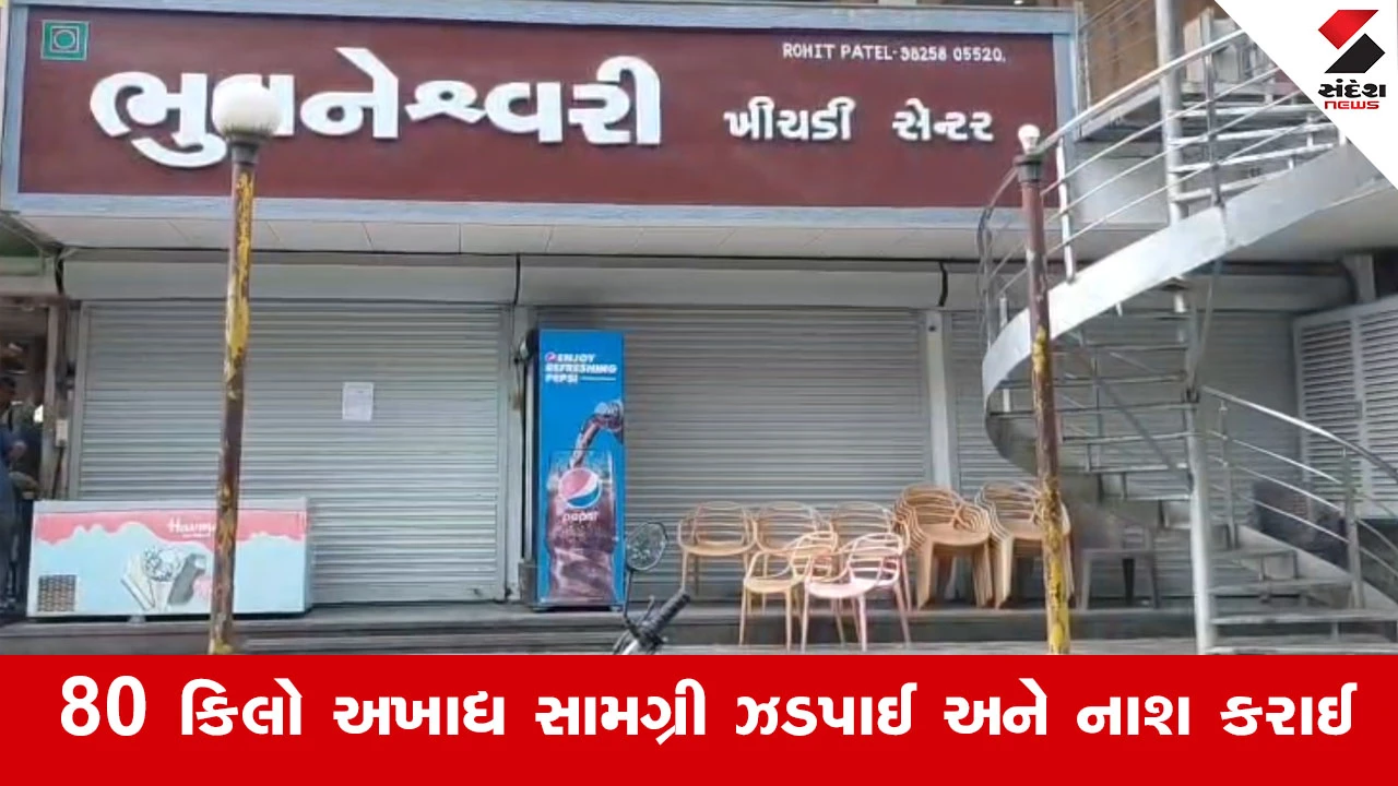 Navsariમાં ફૂડ વિભાગનો મોટો સપાટો, અખાદ્ય ખોરાક અને ગંદકી બદલ 4 હોટલો સીલ