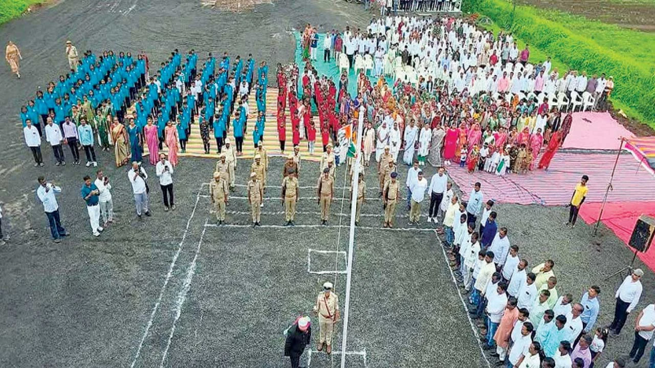 Vadodara: નસવાડી તાલુકાના જામલીમાં સ્વાતંત્ર્ય પર્વની ઉજવણી