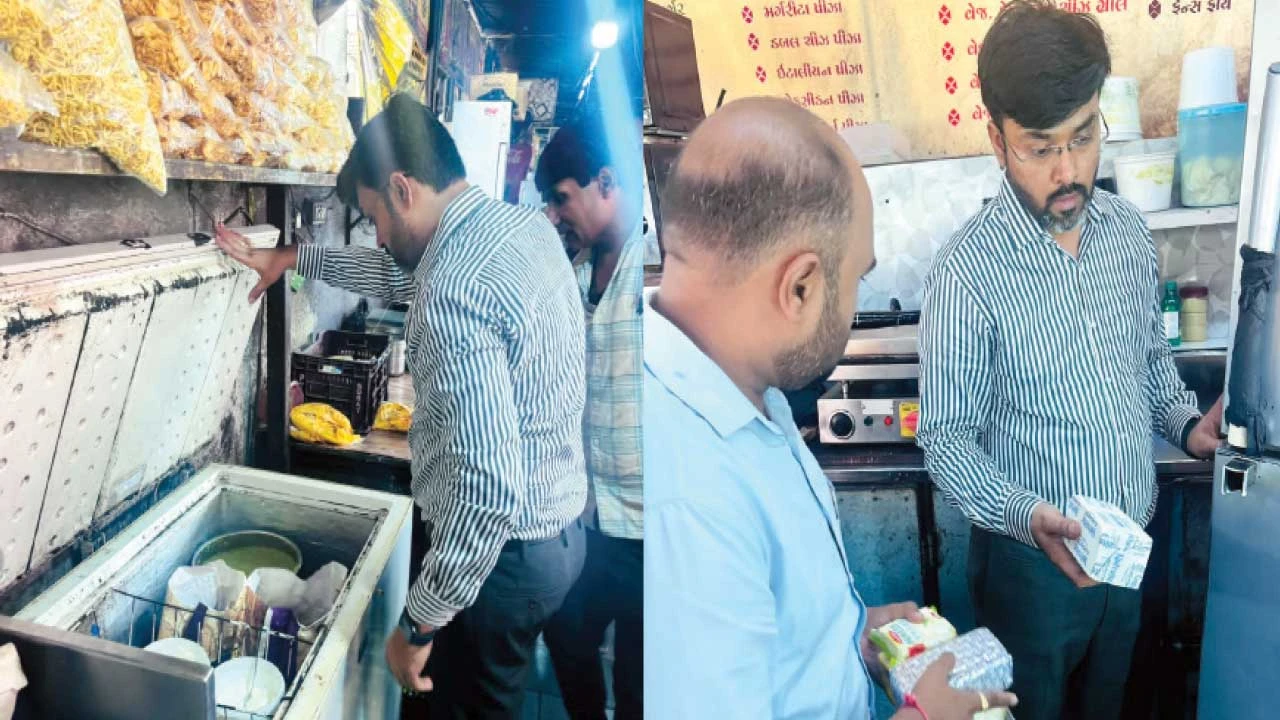 સુરત: કામરેજમાં ખાઉધરા ગલી સહિત 45 જગ્યાએ ફૂડ વિભાગનો છાપો, 131 કિલો બિનઆરોગ્યપ્રદ ખાદ્ય સામગ્રીનો નાશ
