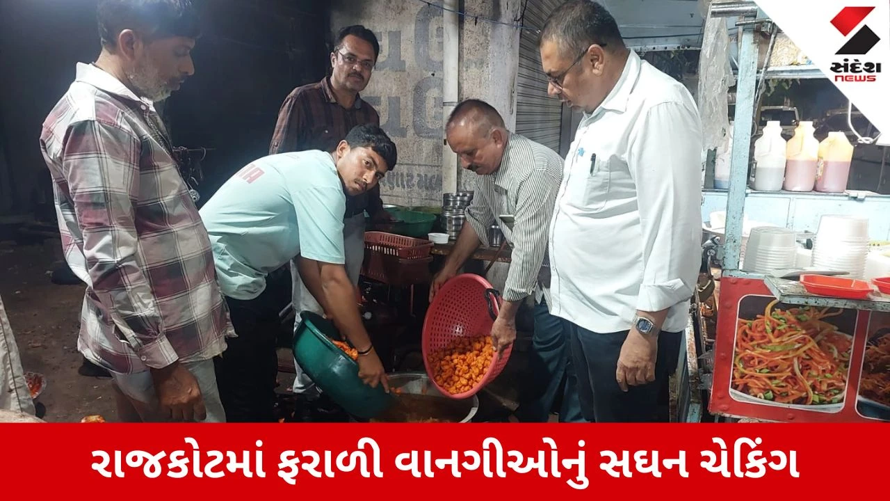Rajkot News: ફરાળી પેટીસના વેપારીઓને ત્યાં RMCની રેડ, 4 સાઇટ સીલ અને 50 કિલો વાસી ખોરાકનો નાશ