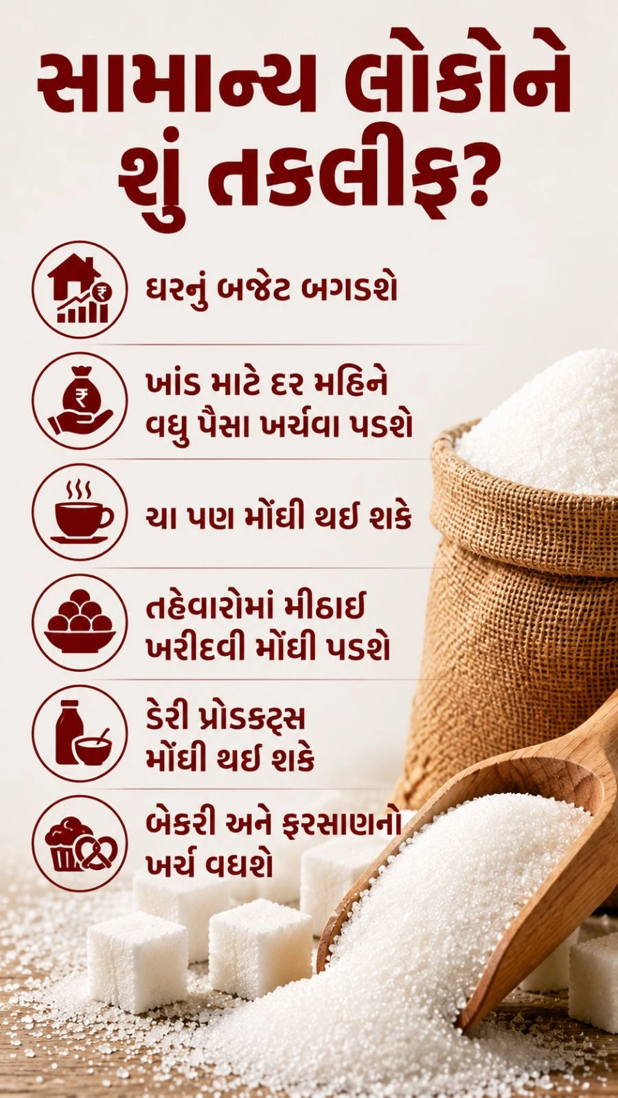Sugar Prices Rise Up to 40% Before Festivals: Key Reasons Behind the Sharp Hike