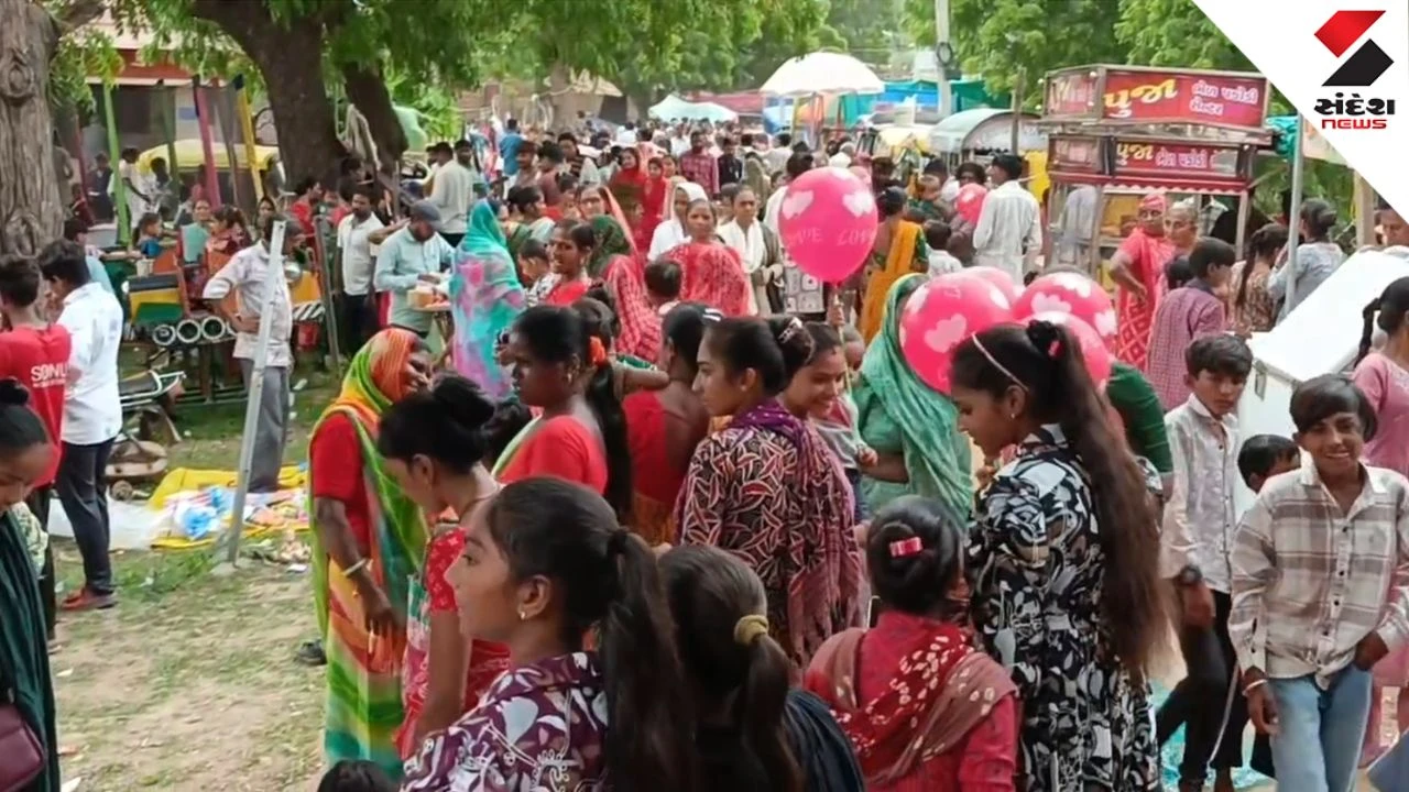 Surendranagar News: Grand Fair Organized at Dashama Temple Near Bapuraj Dairy in lakhtar