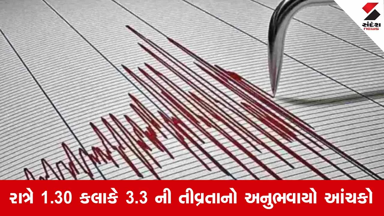 Kutchમાં મોડી રાત્રે ભચાઉ પાસે અનુભવાયો 3.3ની તીવ્રતાનો ભૂકંપનો આંચકો!
