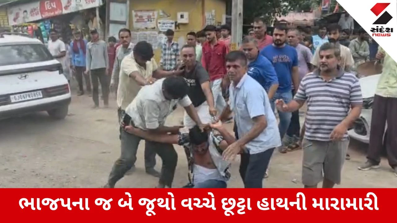 Dabhoi : ફેસબુક કોમેન્ટનો વિવાદ, ભાજપના 2 જૂથો વચ્ચે મારામારી બાદ ભાજપના નેતાઓ સહિત 13 સામે રાયોટિંગનો ગુનો