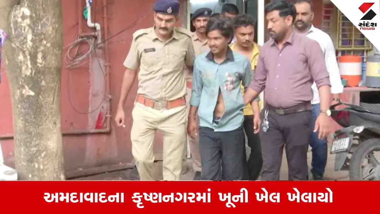Ahmedabad News: કૃષ્ણનગરમાં જામીન પર છૂટેલા આરોપીએ ફરી હત્યાના બનાવને અંજામ આપ્યો
