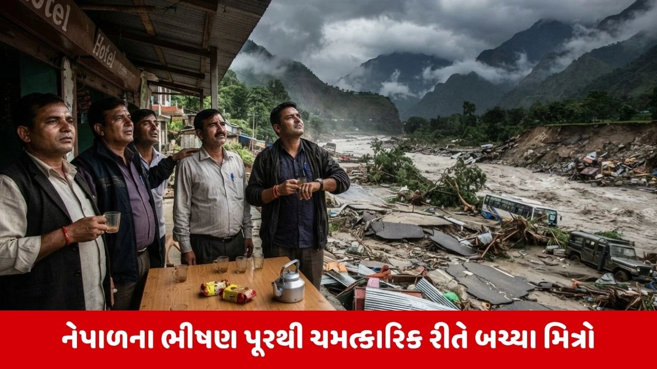 Nepal Flood: મોત માત્ર 10 મિનિટ દૂર હતુ, ચા પીવાની તલપે બચાવ્યો રાયપુરના 5 યુવકોનો જીવ