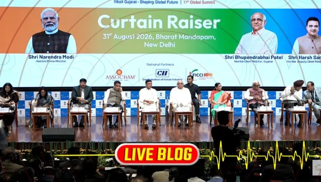 Gujarat Latest News LIVE : ગુજરાતમાં રોકાણ કરેલા પૈસા સુરક્ષિત, દિલ્હીમાં હર્ષ સંઘવીએ આપી ગેરંટી