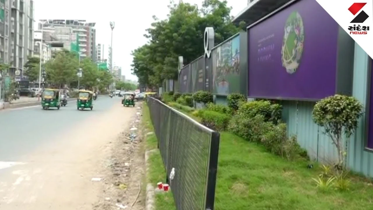 Ahmedabad Gota: Builder Accused of Footpath Encroachment