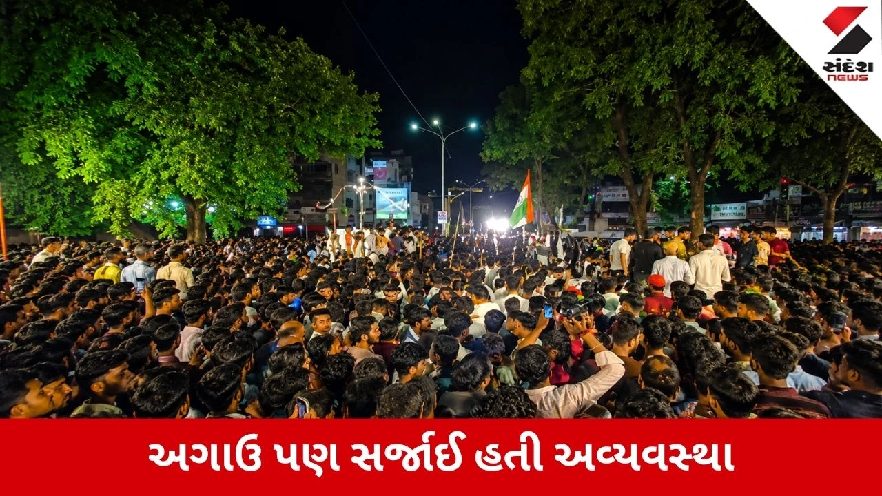 Surat : ગણપતિ આગમનમાં ફરી અવ્યવસ્થા, રામચોકમાં ટેબલ તૂટતાં ભાગદોડ; ભક્તોને ઈજા