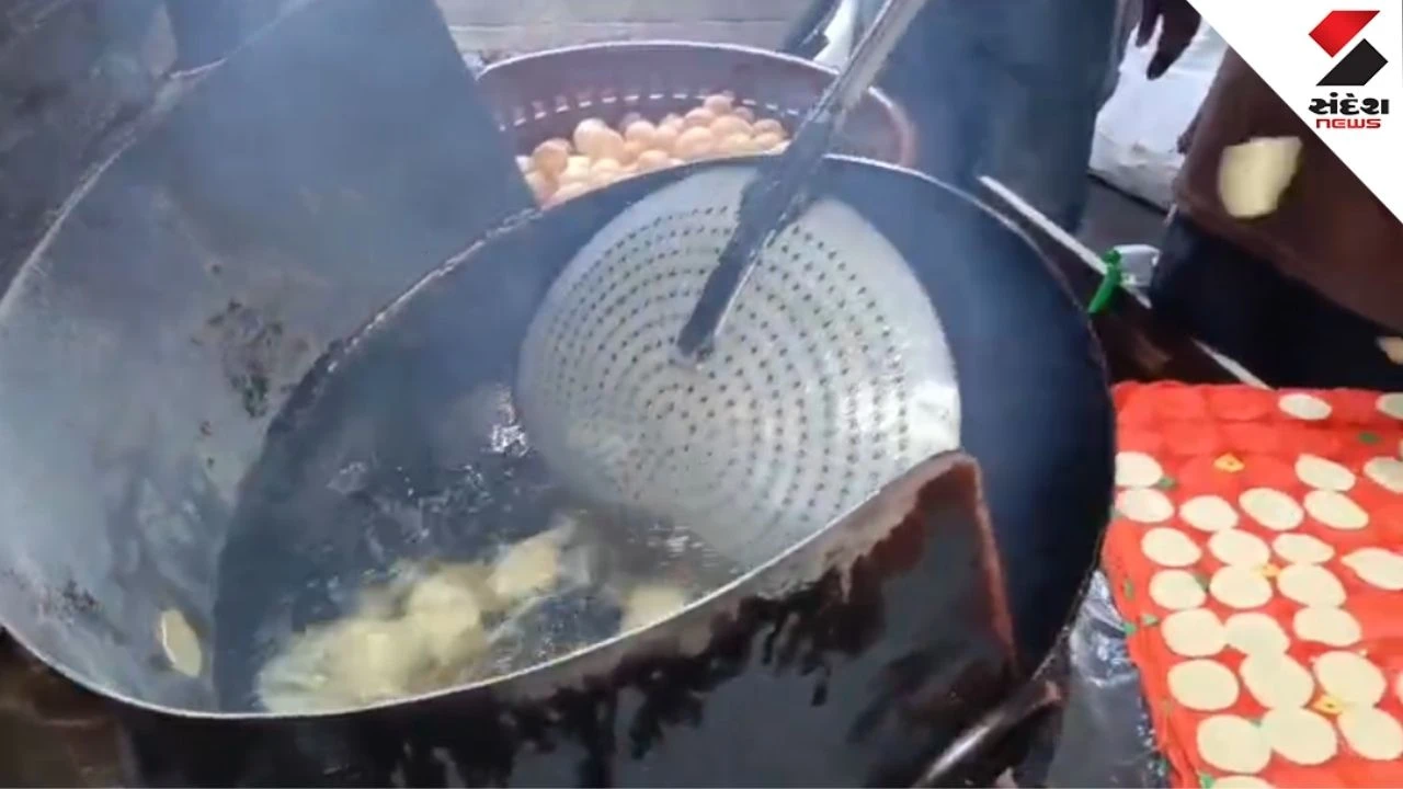 Vadodara civic body raids pani puri unit in Khodiyarnagar for allegedly operating without food license and making food in unhygienic open conditions