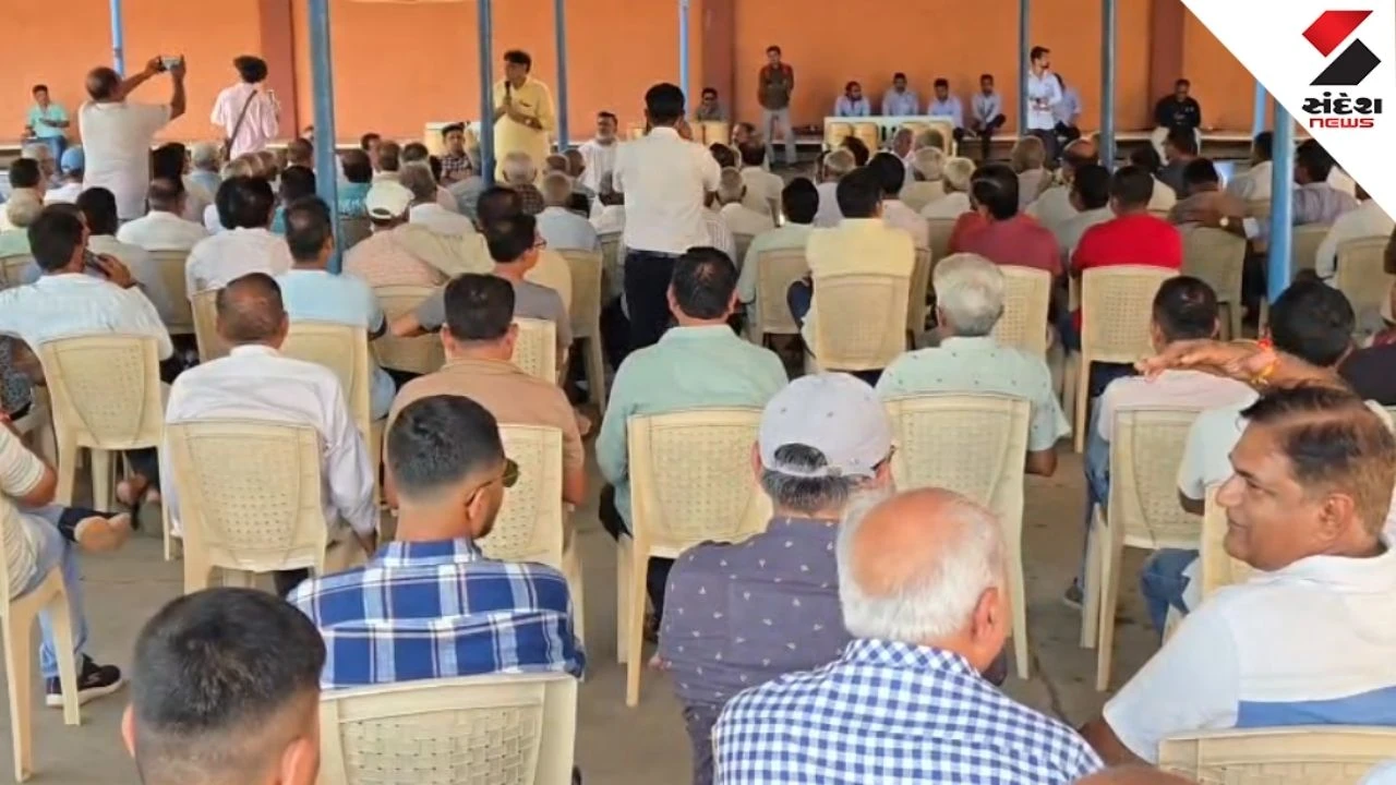 Surat farmers oppose political mandate in Sayan Sugar Mill president election and warn of protest during the September 4 poll