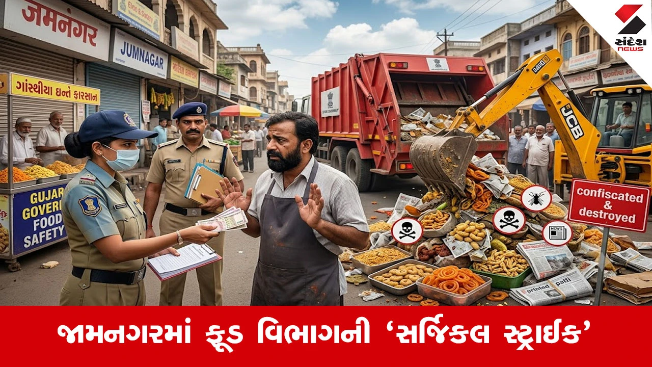 Jamnagar News : તહેવારો ટાણે ફૂડ વિભાગનો સપાટો, 152 સ્થળોએ તપાસ, 353 કિલો વાસી ખોરાકનો કરાયો નાશ...