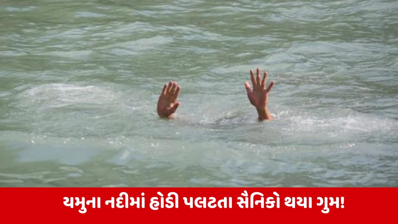 Hathnikund Barrage: યમુના નદીના જોરદાર પ્રવાહમાં પલટી આર્મીની બોટ, વન પેરા સ્પેશિયલ ફોર્સના જવાનો ગુમ