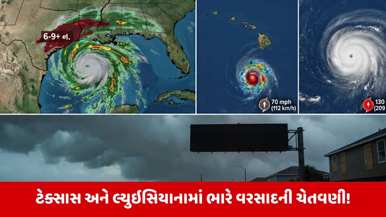 અમેરિકા પર ત્રિપલ વાવાઝોડાનો ખતરો