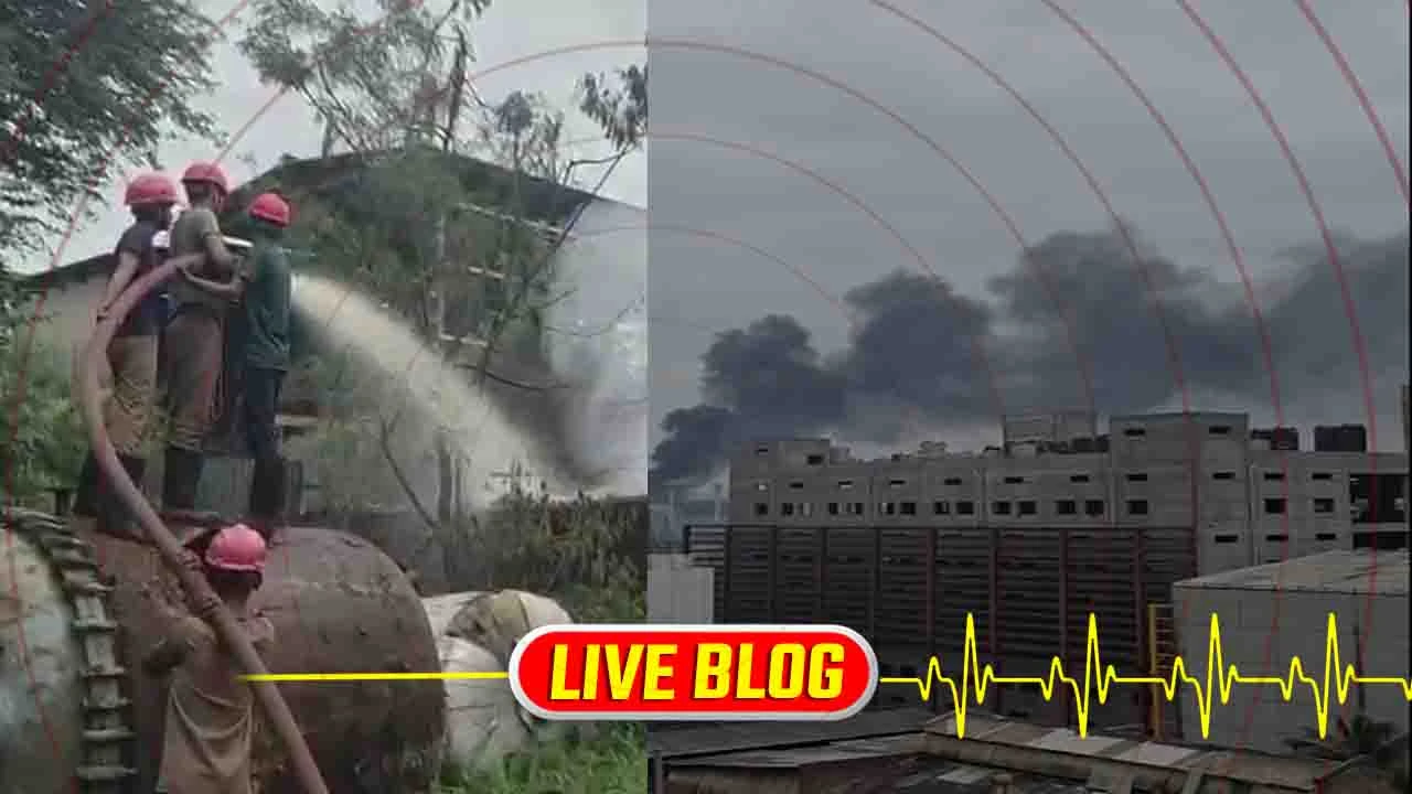 Gujarat Latest News Live: વડોદરાના નંદેસરીમાં કેમિકલ કંપનીના ગોડાઉનમાં ભીષણ આગ, 4 કિમી દૂર સુધી ધુમાડાના ગોટા દેખાયા
