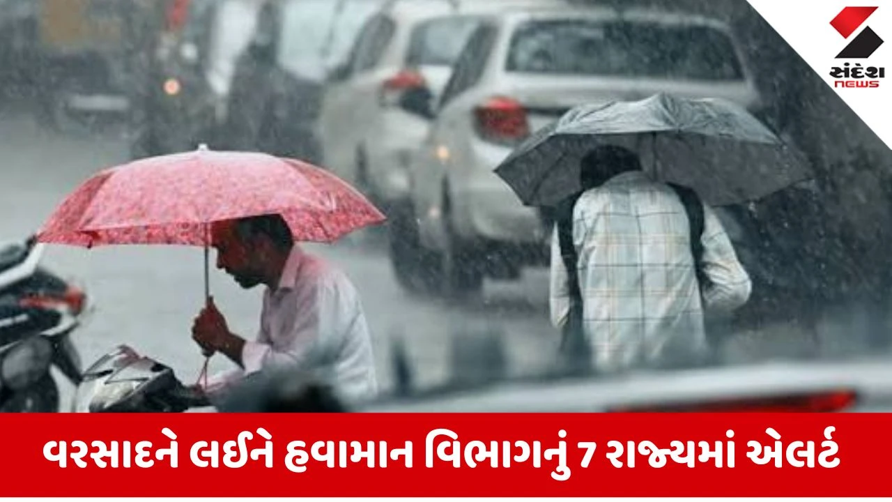 દિલ્હી-NCR માં ભારે વરસાદની ચેતવણી