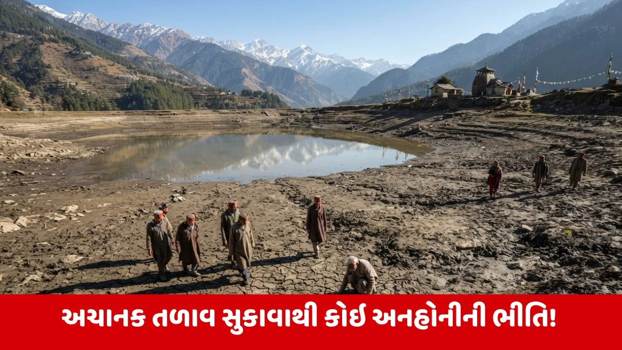 હિમાચલનું 7000 ફૂટ ઊંચું પવિત્ર તળાવ 90% કેમ સુકાયું?