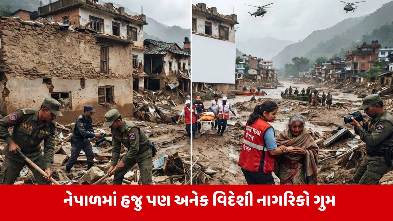 નેપાળમાં ભયાનક પૂર બાદ 1,222 મૃતદેહ મળ્યા, 600 વિદેશીઓ સહિત હજારો ગુમ