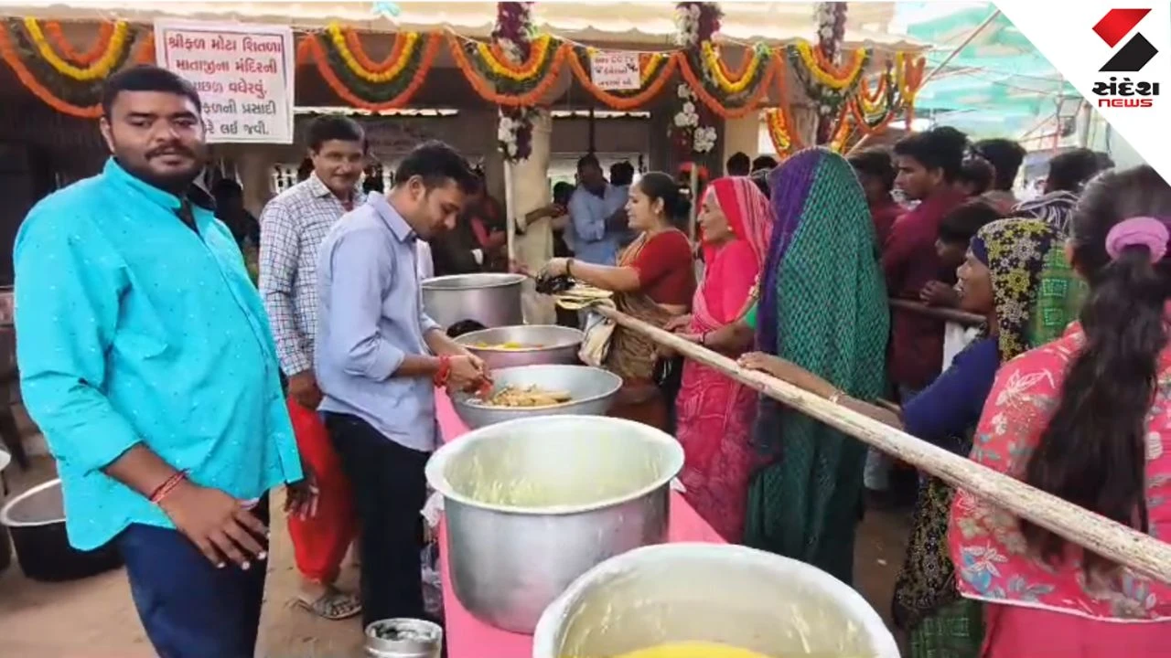 Mehsana News: Grand Sheetla Satam Fair Celebrated at Mandropur Village in Kheralu