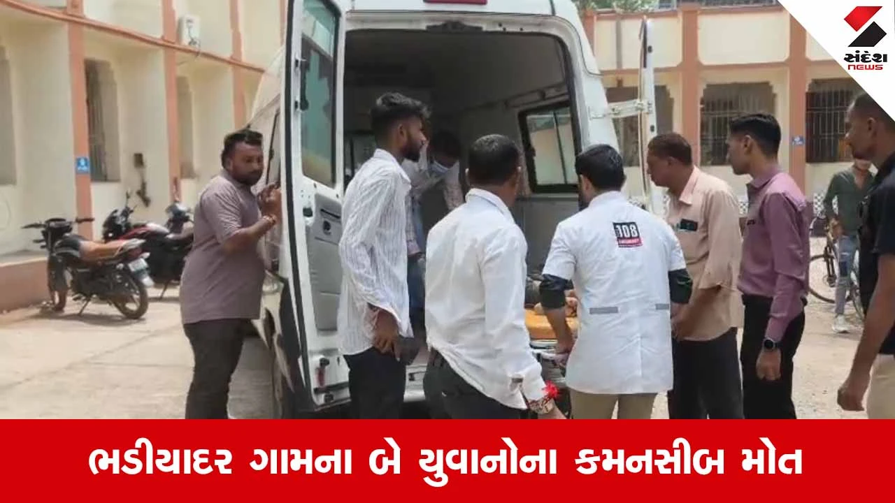 Una-તુલસીશ્યામ રોડ પર ગમખ્વાર અકસ્માત: કારે બાઈકને અડફેટે લેતાં બે યુવાનોના મોત