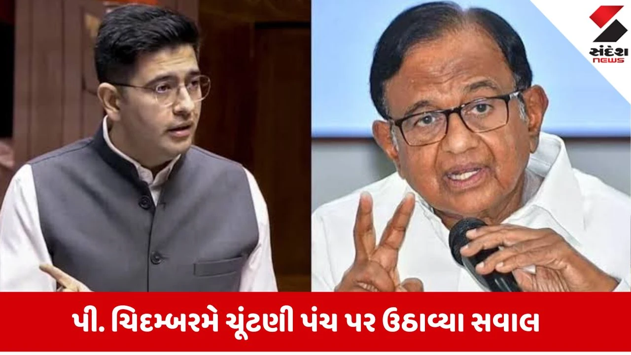 SIR: "મિત્ર, તું એકલો નથી...", ડ્રાફ્ટ મતદાર યાદીમાં નથી રાઘવ ચઢ્ઢાનું નામ, ચિદમ્બરમે કર્યો કટાક્ષ